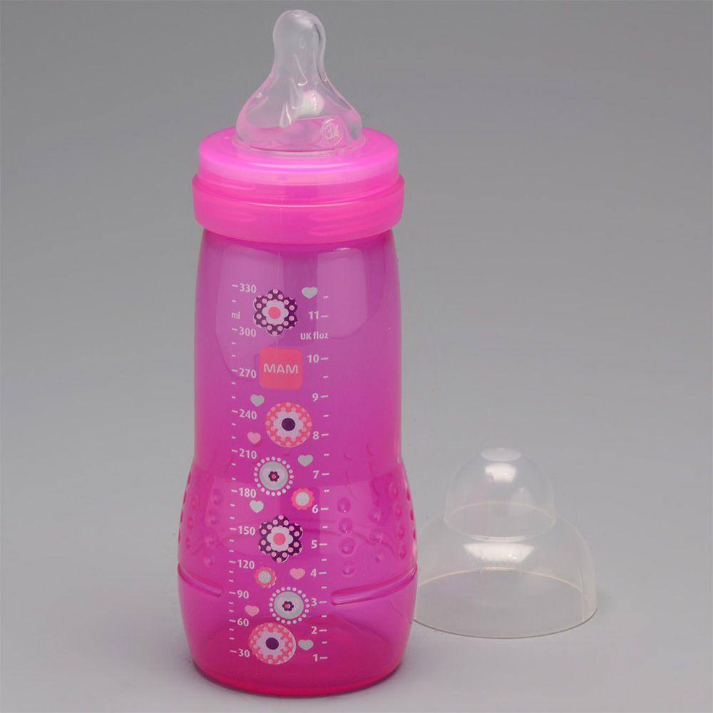 Mamadeira Ulti 330ml Rosa - MAM