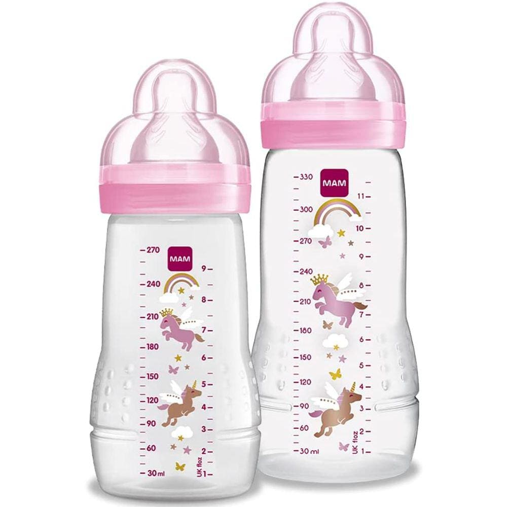 Mamadeira Easy Active Set Rosa - MAM