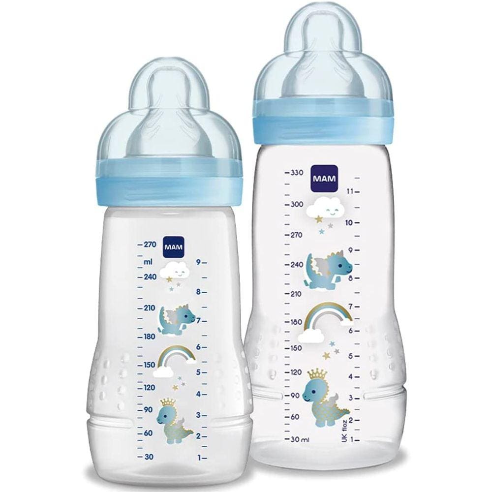 Mamadeira Easy Active Set Azul - MAM