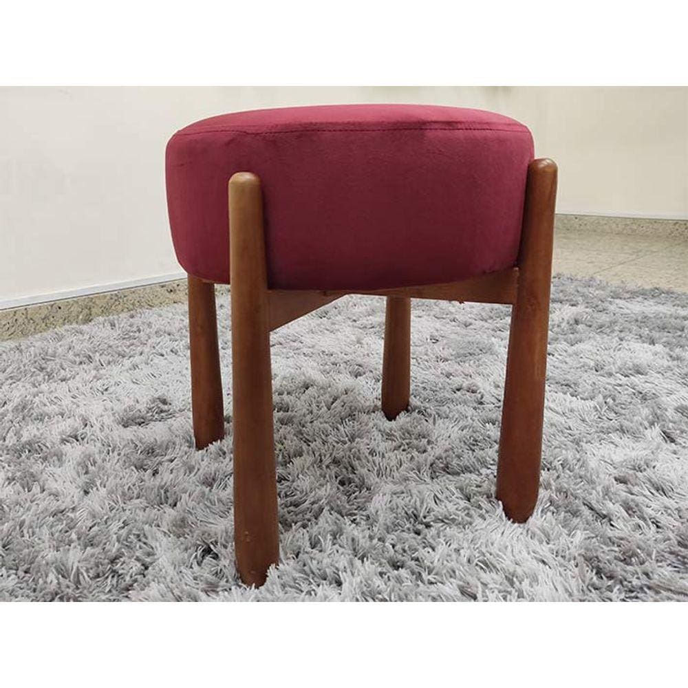 Puff Decorativo Vinho 323 Apolo