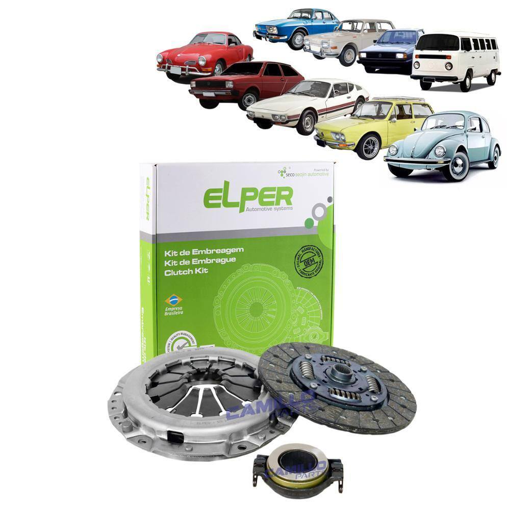 KIT EMBREAGEM 200mm 24EST VW KOMBI 1.5L-1.6L 73-2008 EXCETO FLEX/KARMANN GUIA/TL/VARIANT/SP2 1.5-1.6 73...-DL