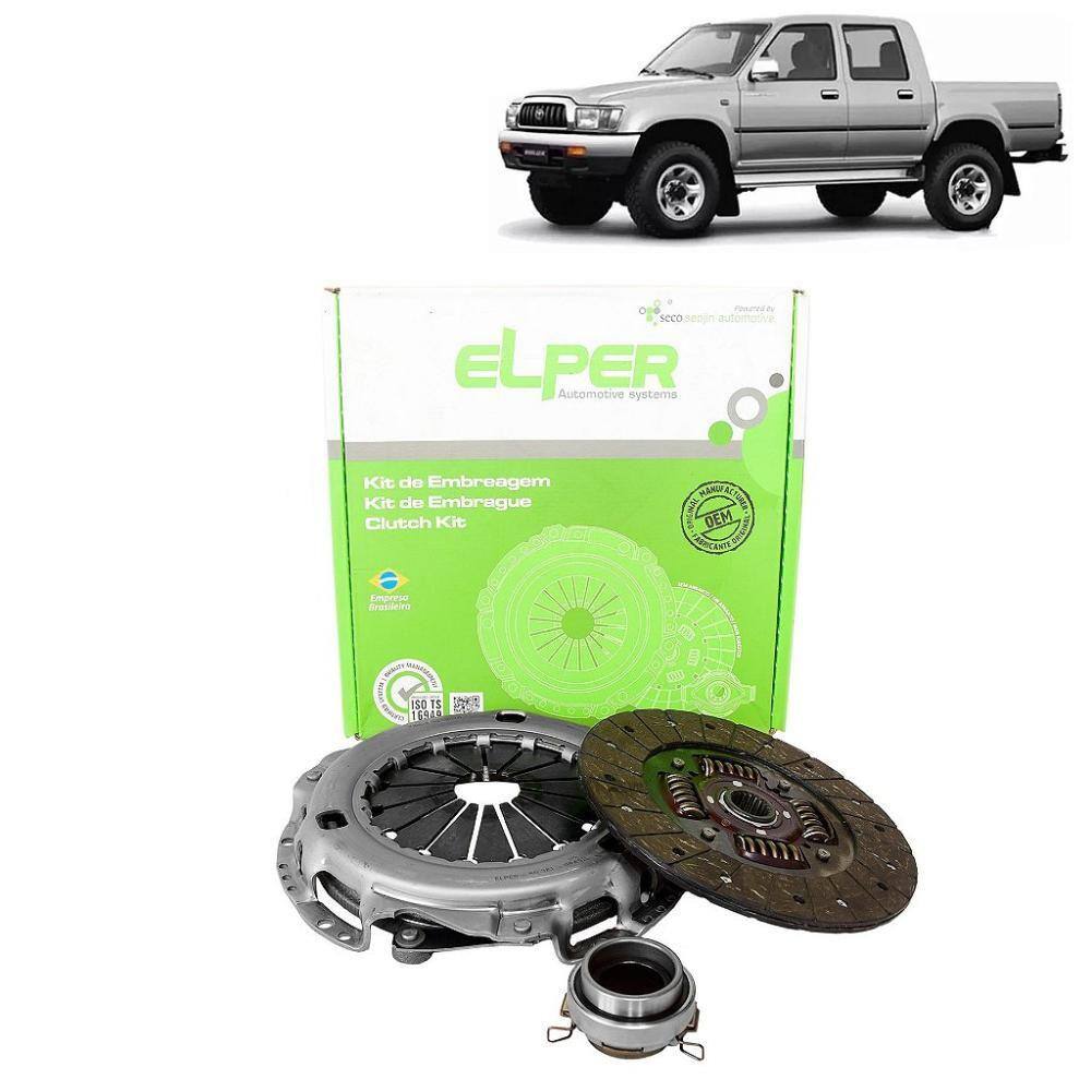 KIT EMBREAGEM 235mm 21EST TOYOTA HILUX 3.0L GASOLINA 2001 A 2004