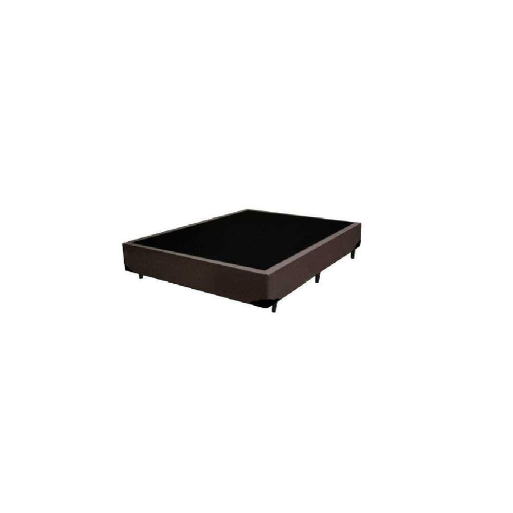 Base Box Casal Blindado Linhão Marrom
