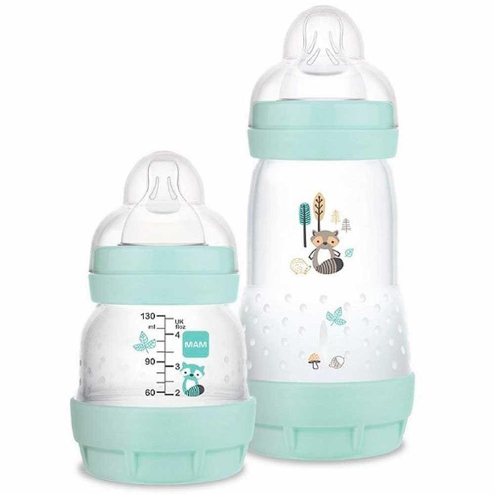 Kit 2 Mamadeiras - Easy Start - 130-260ml - Azul - MAM