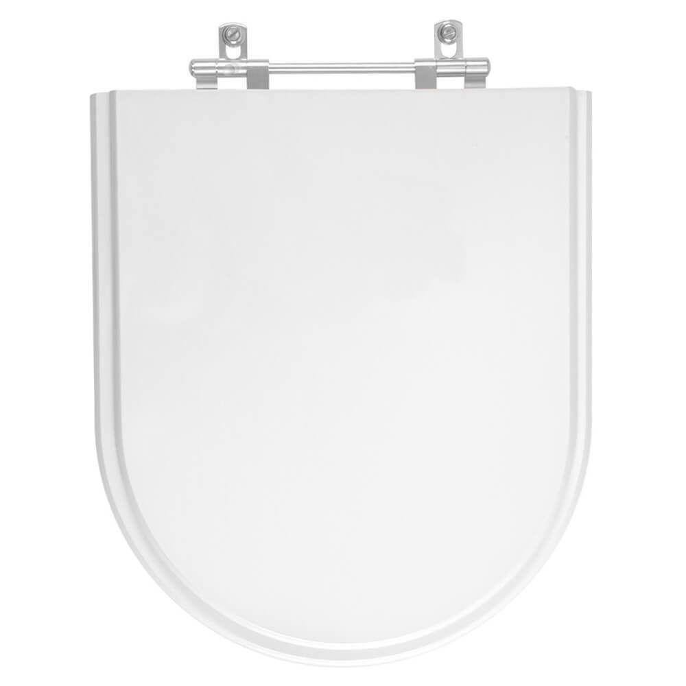 Tampa De Vaso Em Mdf Nexo Branco Para Bacia Roca