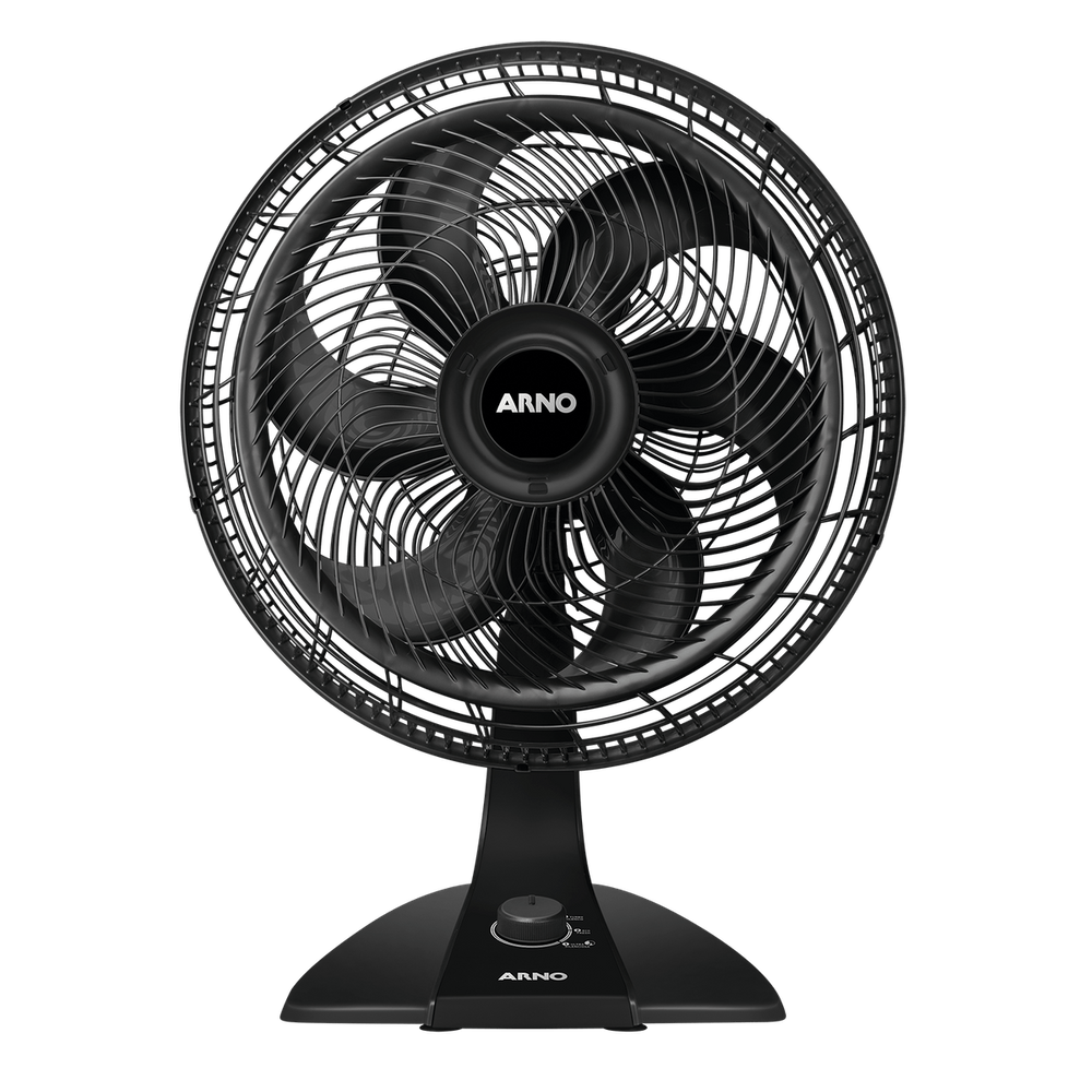 Ventilador de Mesa Arno Turbo Force 2 Em 1 VF42 40cm Preto 127v