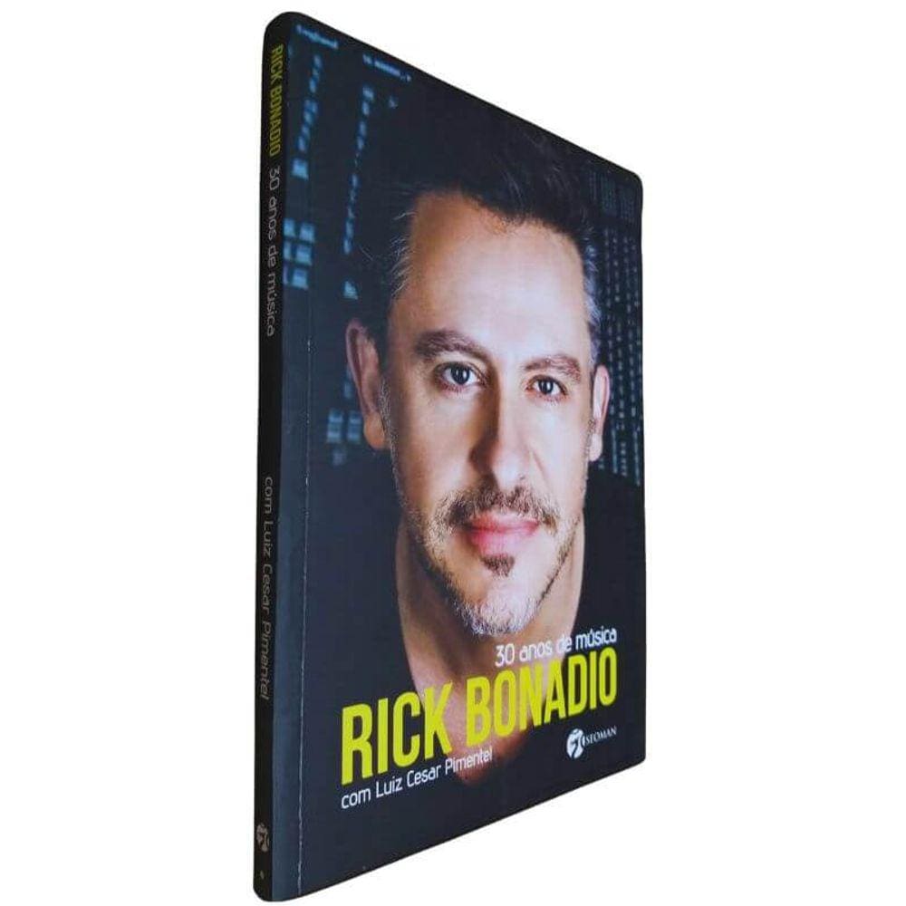 Livro Físico Biografia Rick Bonadio 30 Anos de Música com Luiz Cesar Pimentel