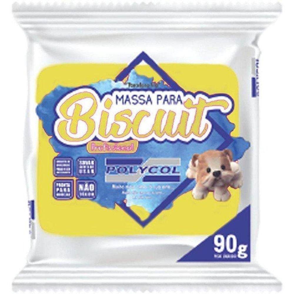 Massa De Porcelana Fria Biscuit 90G Amarelo Cx Com 12