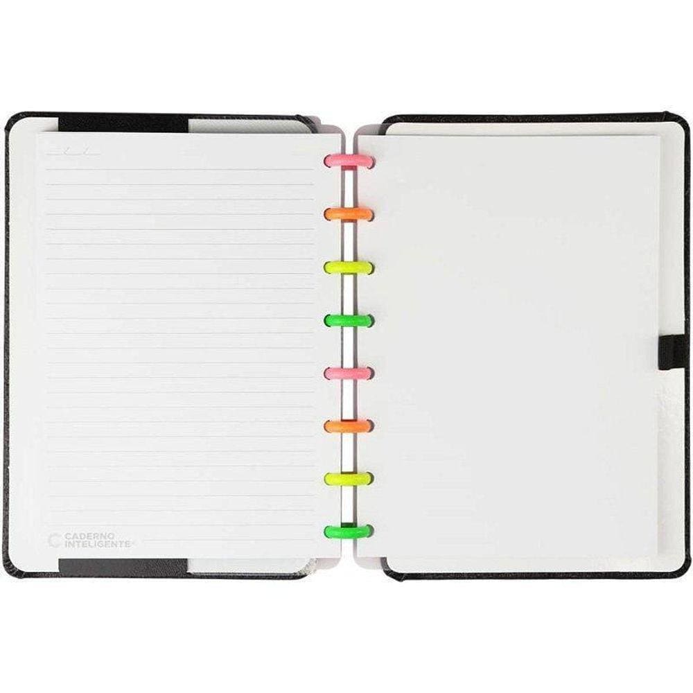 Caderno Inteligente A5 Lets Glitter Neon Black