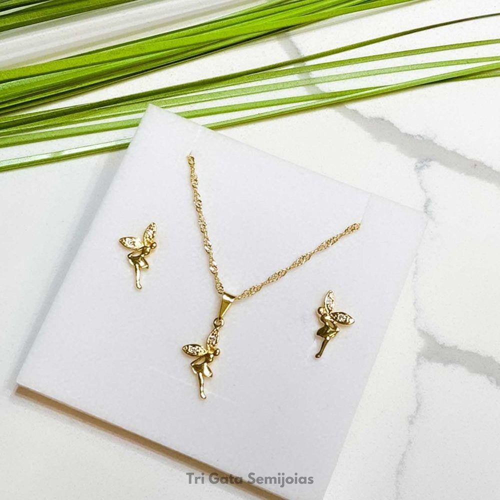 Conjunto Fadas com Zircônia