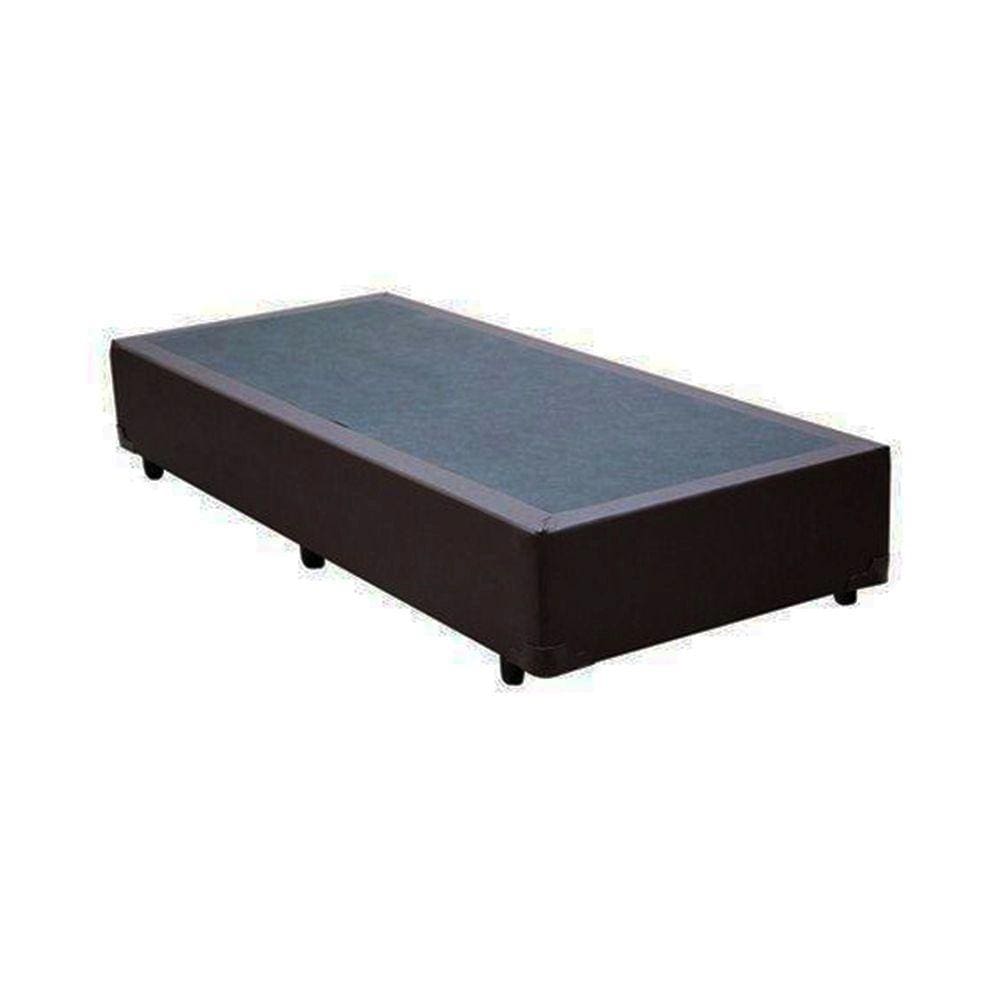 Base Box Solteirão King Linhão Marrom