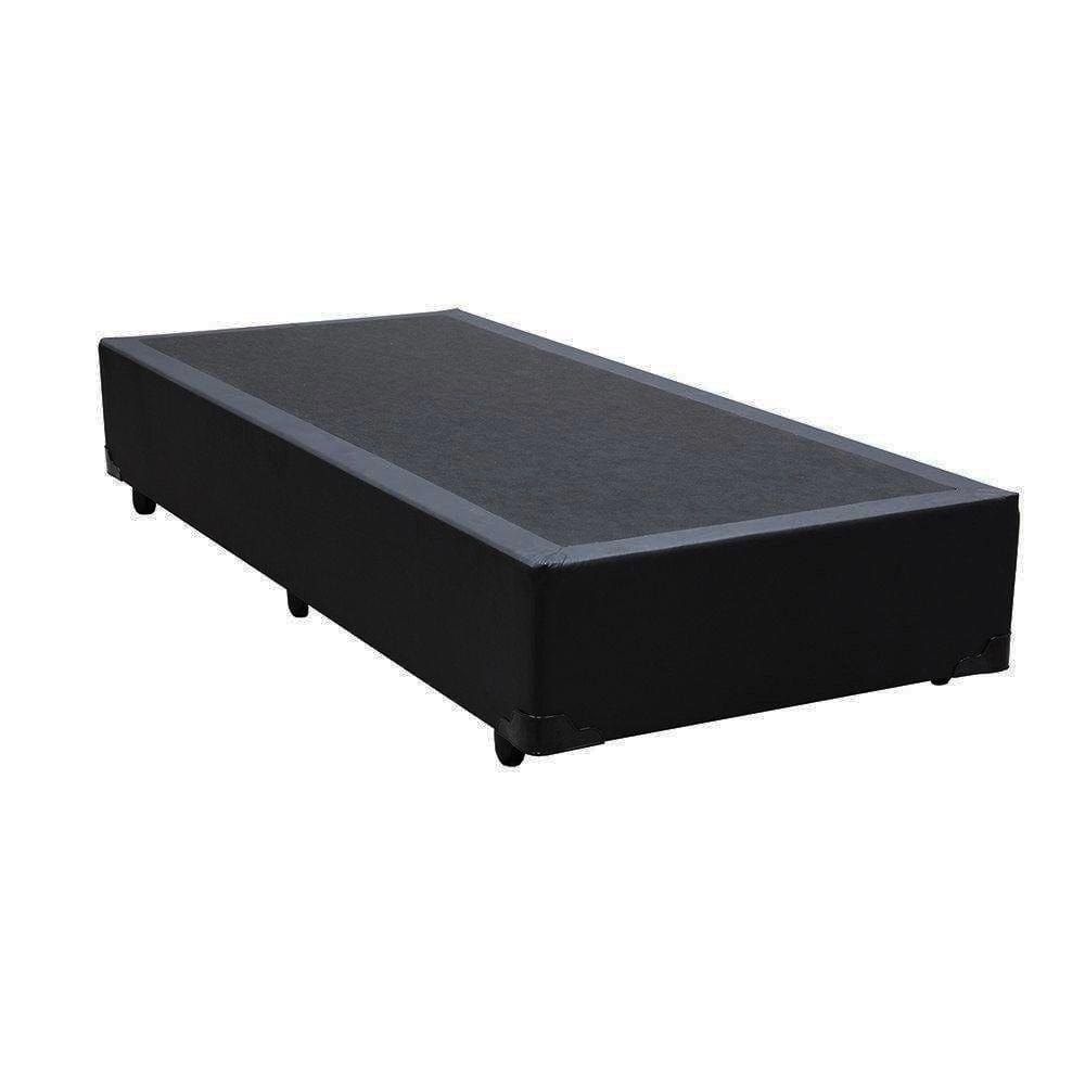 Base Box Solteirão King Linhão Preto
