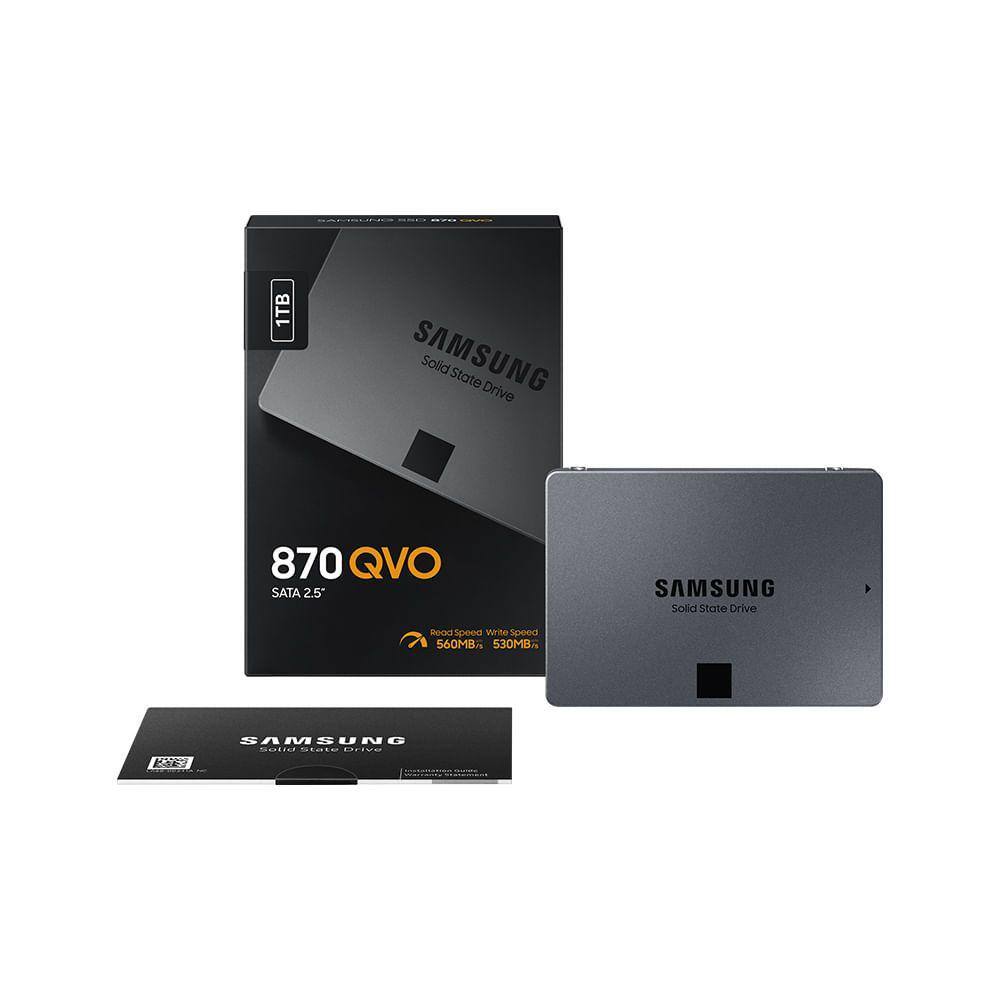 Memória Samsung SSD 1TB 870 QVO SATA III 2.5