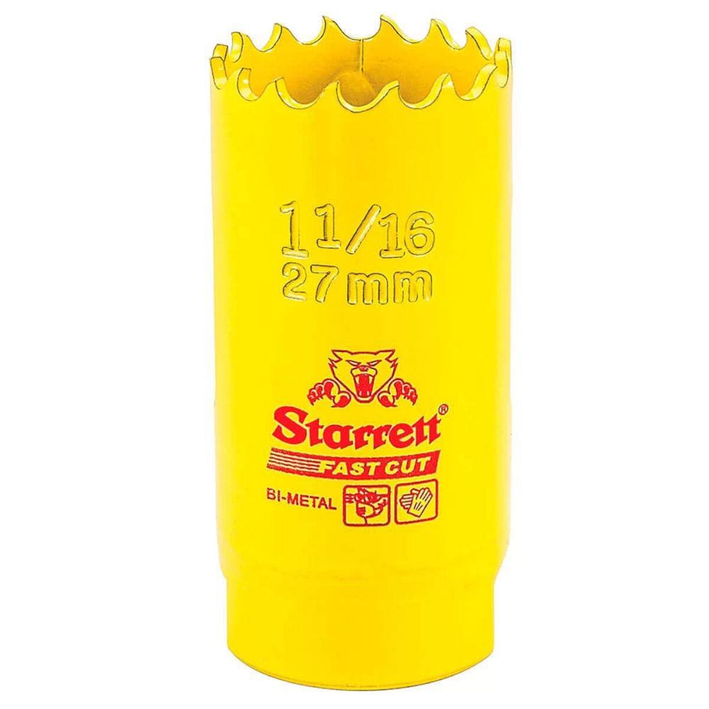 Serra Copo De Aço Rápido Bimetal 27mm 1.1/16" Starrett