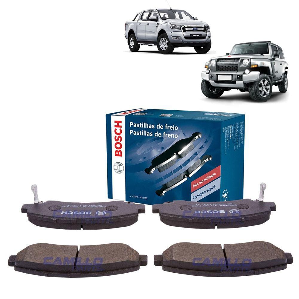 Pastilha De Freio Dianteira Bosch Ranger Troller T4 12-2022