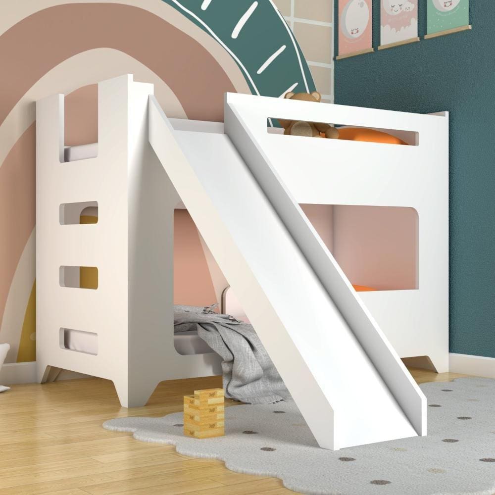 Beliche Lumi com Escorregador Timber Branco