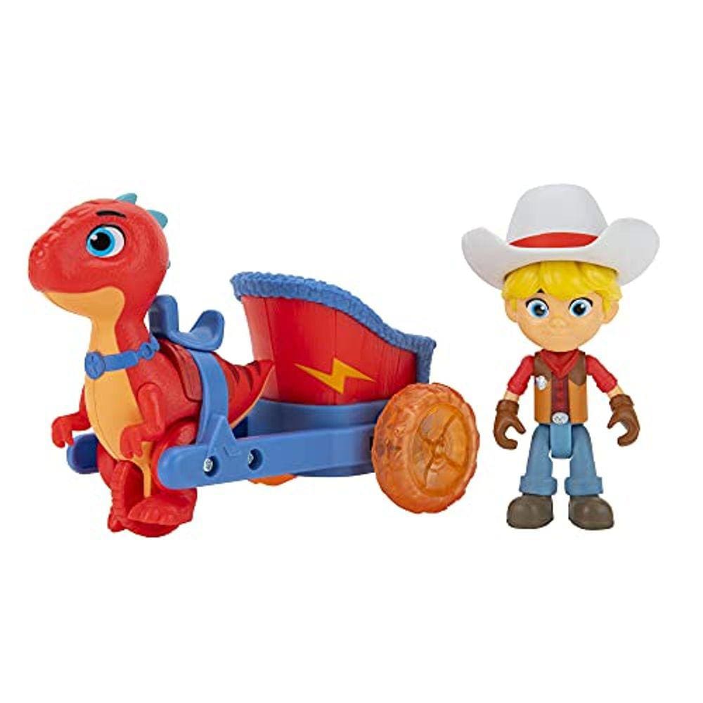 Veículo Dino Ranch Jon e Chariot Blitz - Três Estilos para Coleção