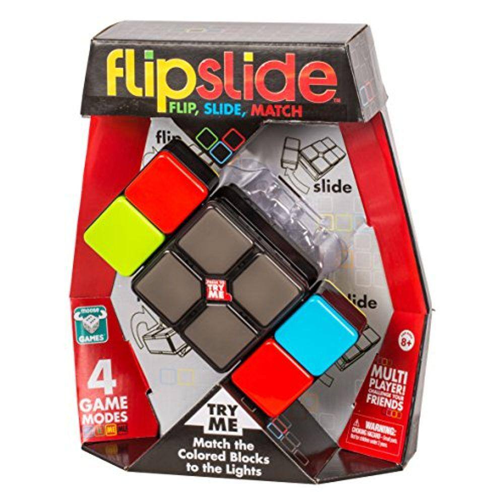 Jogo de mão eletrônico Flipslide | Cores para Vencer o Tempo