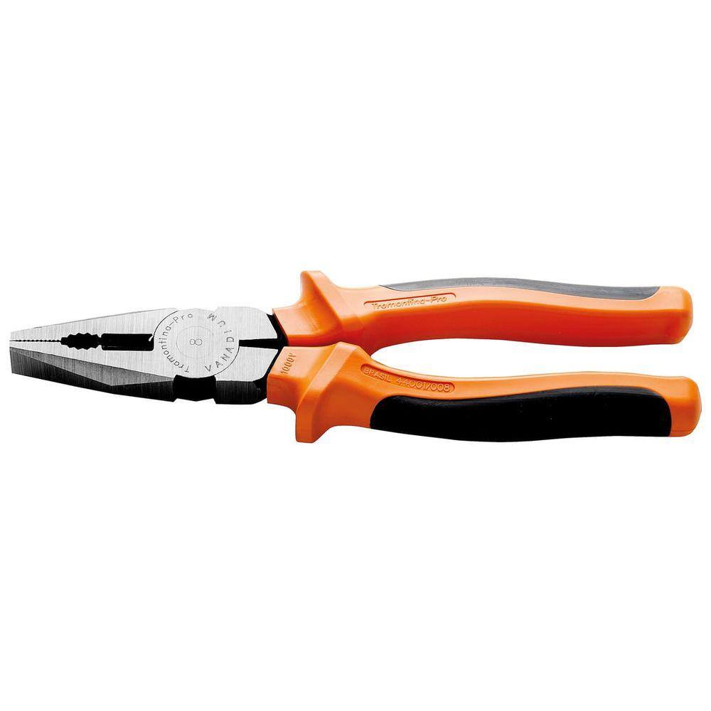 Alicate universal 8"" Cb Emborrachado Tramontina