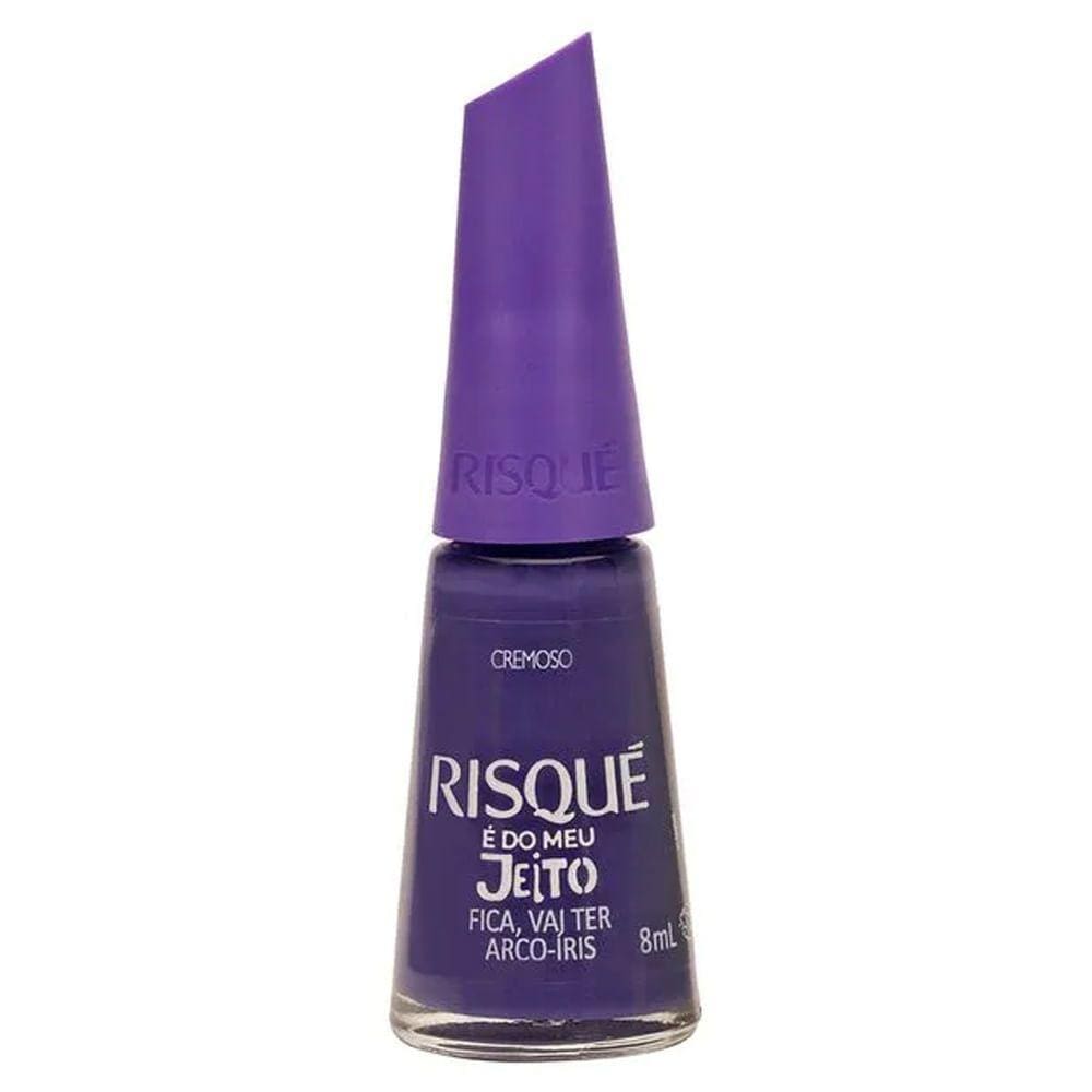 Esmalte Risqué É Do Meu Jeito Fica, Vai Ter Arco-Íris
