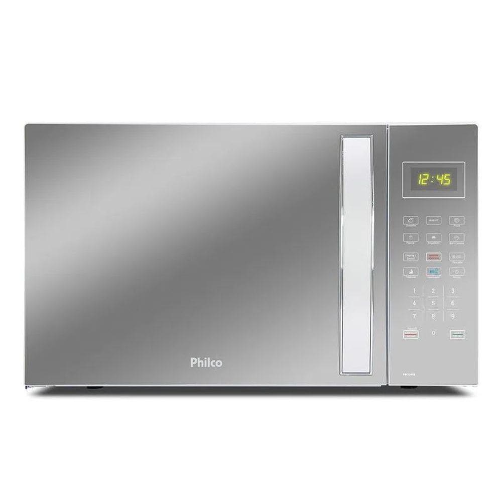 Micro-Ondas Philco Limpa Fácil 37 Litros 1400W Porta Espelhada Branco PMO37EB - 220V - 220V