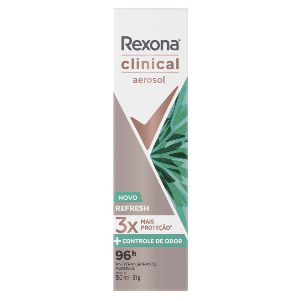 Desodorante Aerosol Rexona Clinical Classic (3x mais Proteção ) 96 Horas -  150ml - COSMÉTICO