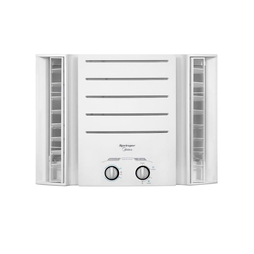 Ar-Condicionado de Janela Springer Midea Mecânico Frio 7.500 BTU/h Branco QCK075BB - 220V