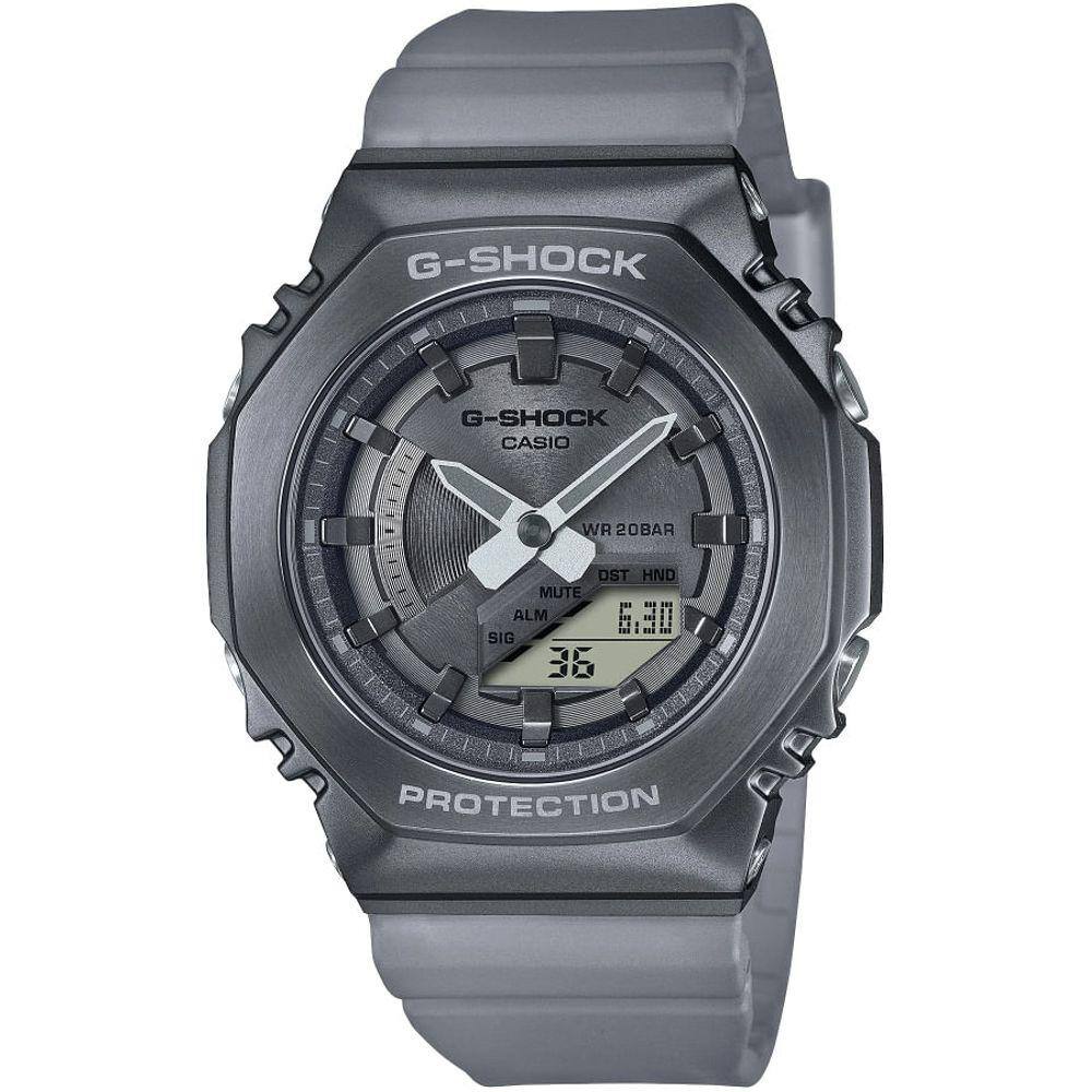 Relógio CASIO G-SHOCK semi-transparente GM-S2100MF-1ADR