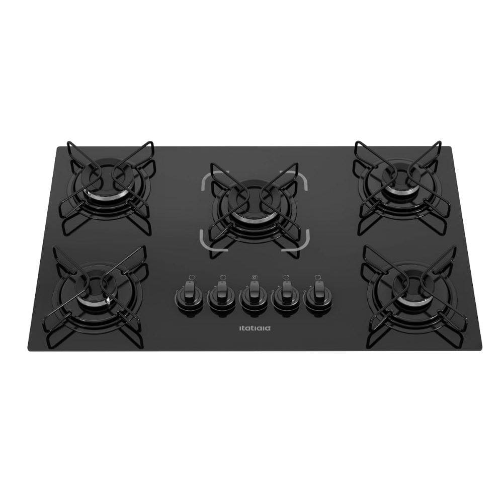 Cooktop Itatiaia Essencial 5 Bocas Preto - Bivolt