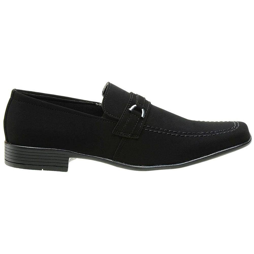 Sapato Classico Social Nobuck Preto