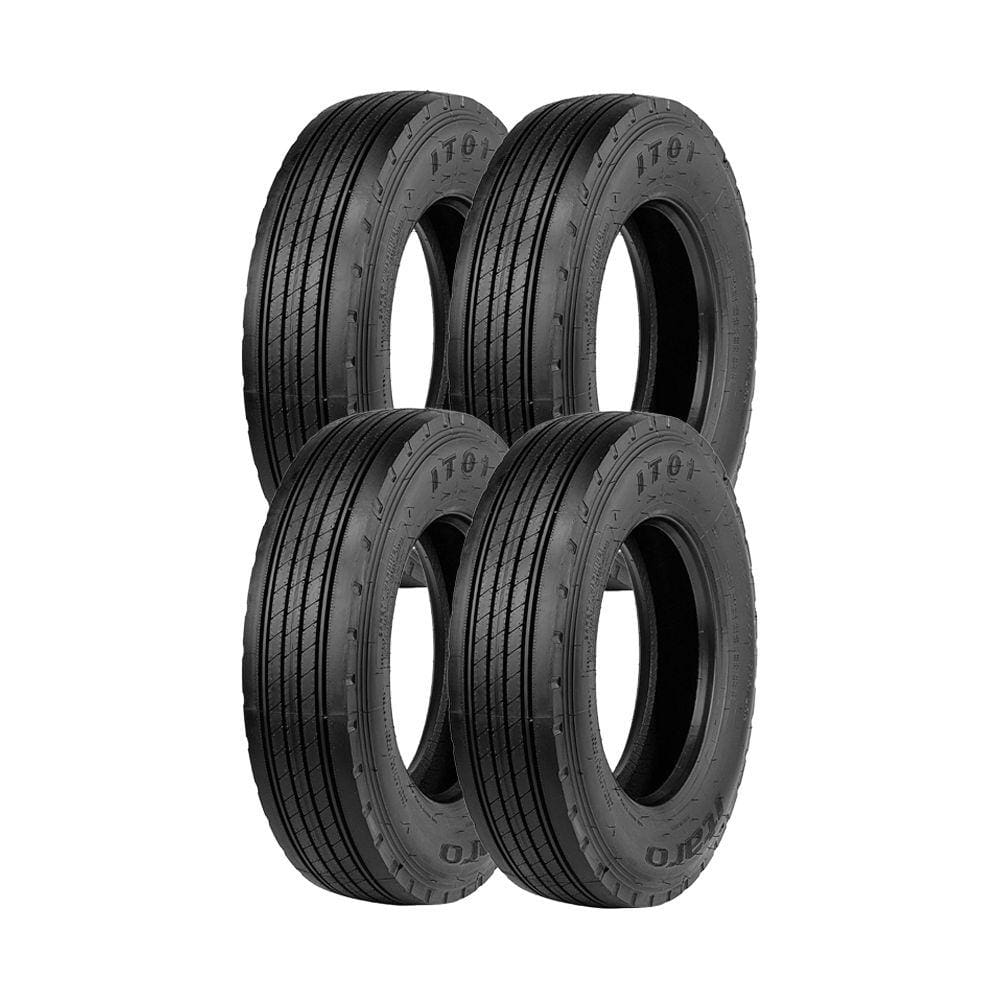 Jogo 4 Pneus Itaro Aro 17.5 IT01 215/75R17.5 135/133J 16 Lonas