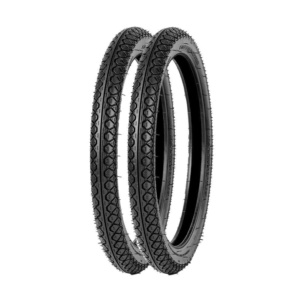 Jogo 2 Pneus Moto Maggion Streetfighter MF7 60/100-17 33L + 80/100-14 49L TT
