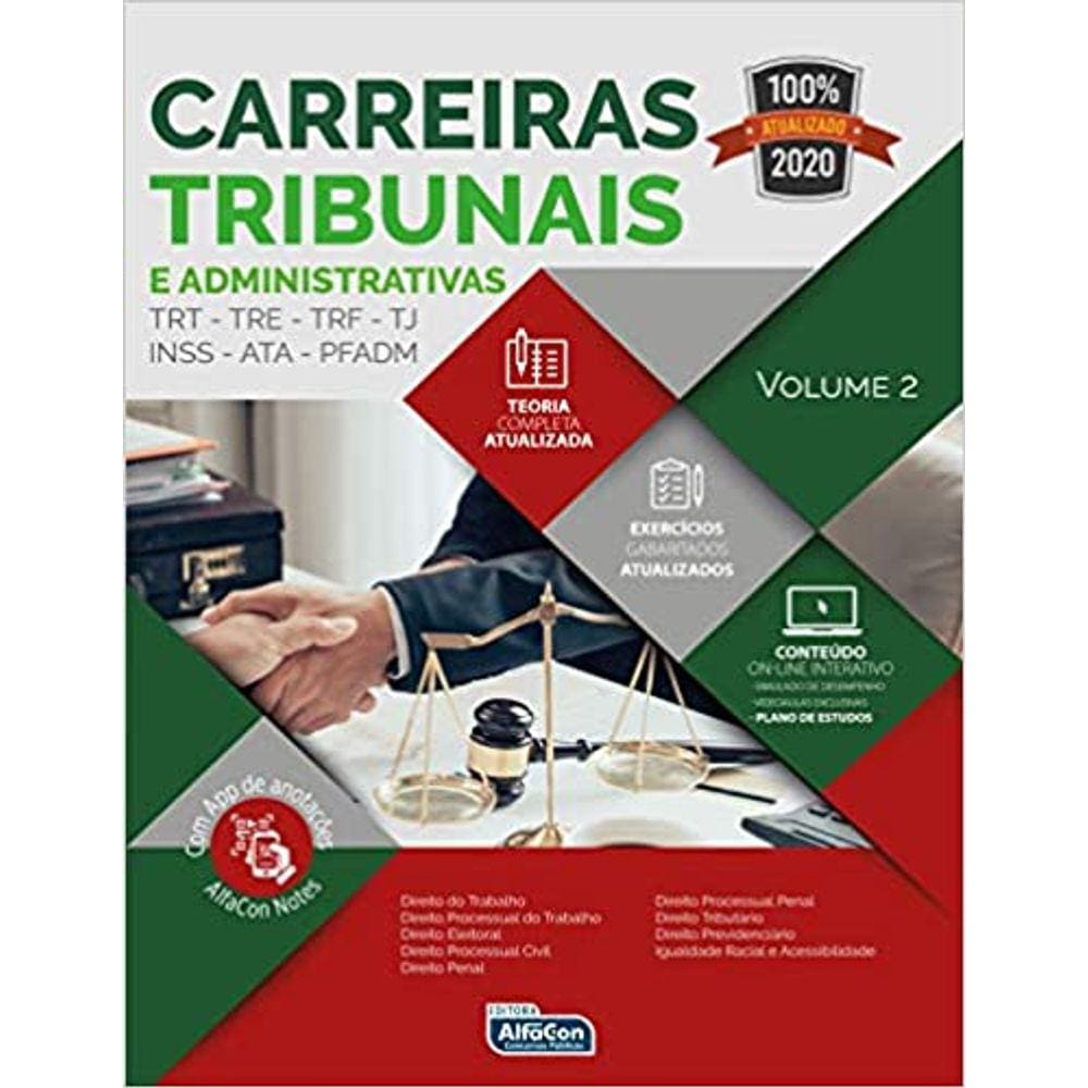 Carreiras Tribunais E Administrativas - Volume 2