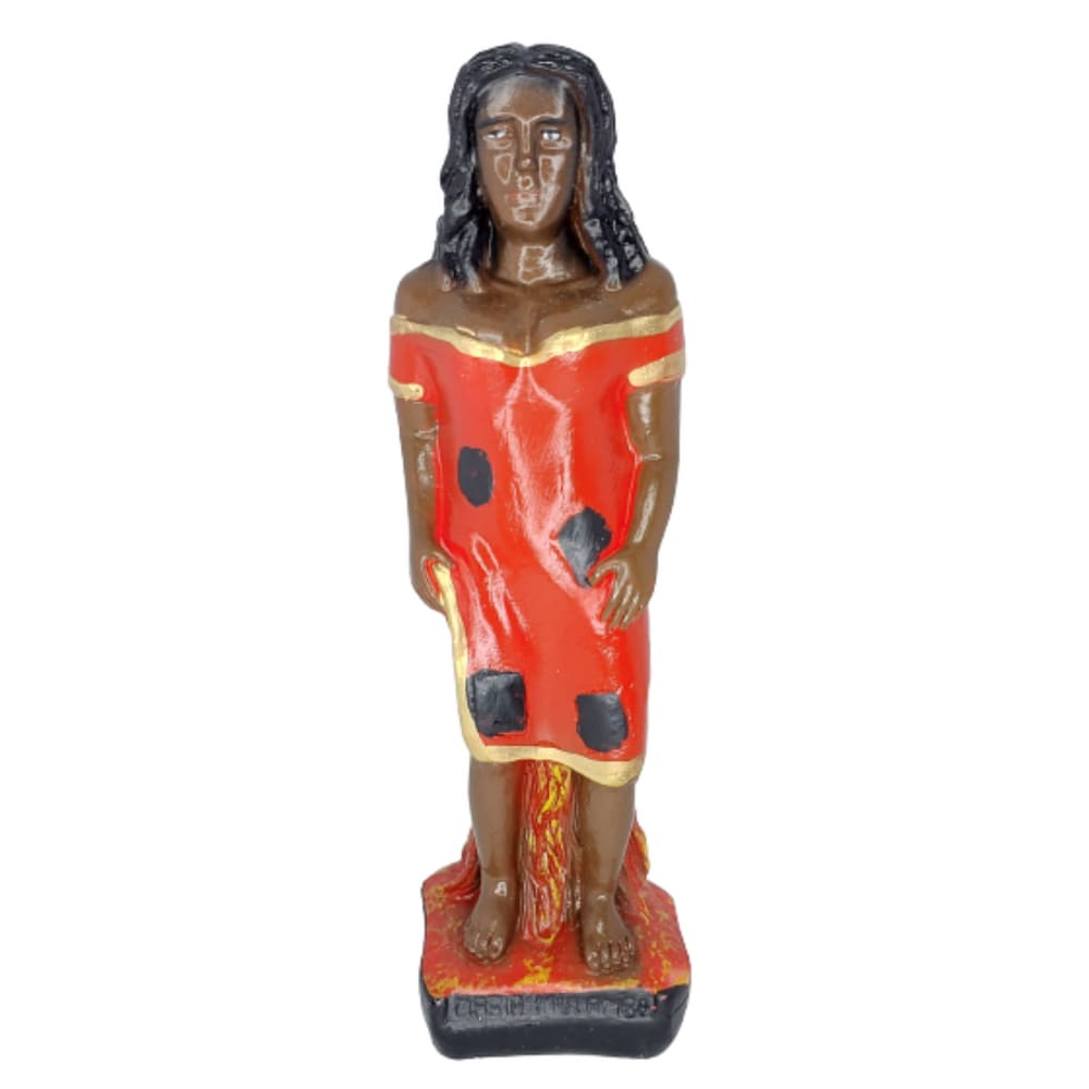 Estatua Imagem Pomba Gira Maria Maria Mulambo 20cm Gesso