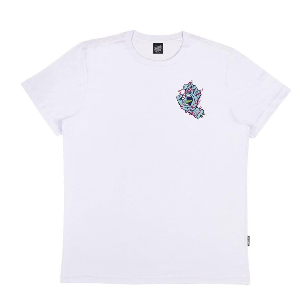 Camiseta Santa Cruz Inferno Hand SS Masculina Branco