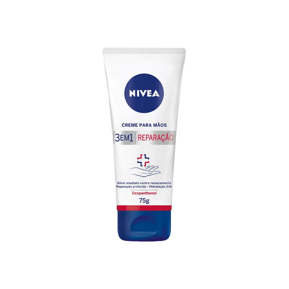 Creme Nivea Para Maos 75 G 3Em1 Reparacao