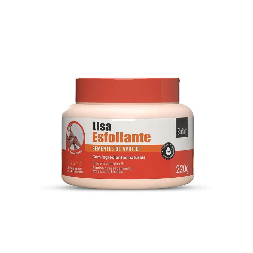 Creme Para os Pes Soft Hair Esfoliante Apricot Bio 220g