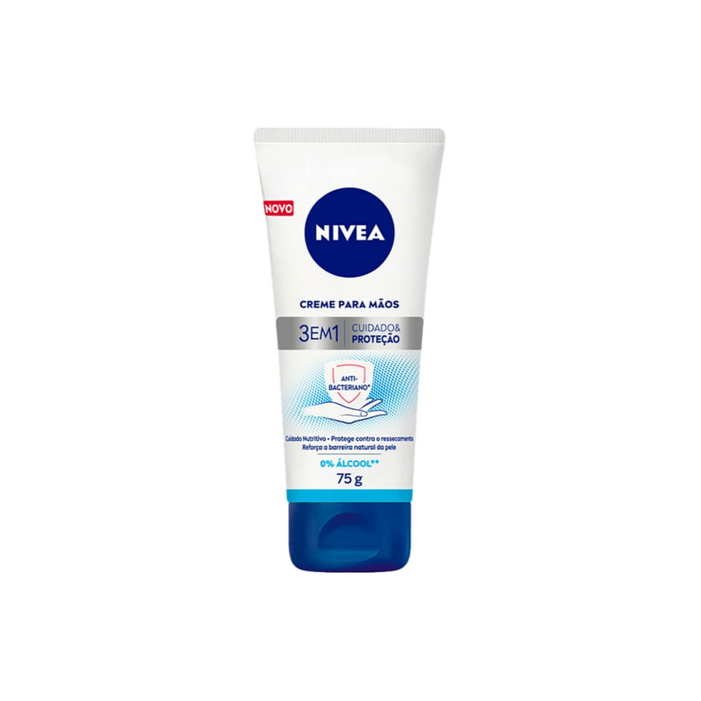 Creme para as Maos Nivea 3em1 Antibazteriano 75g