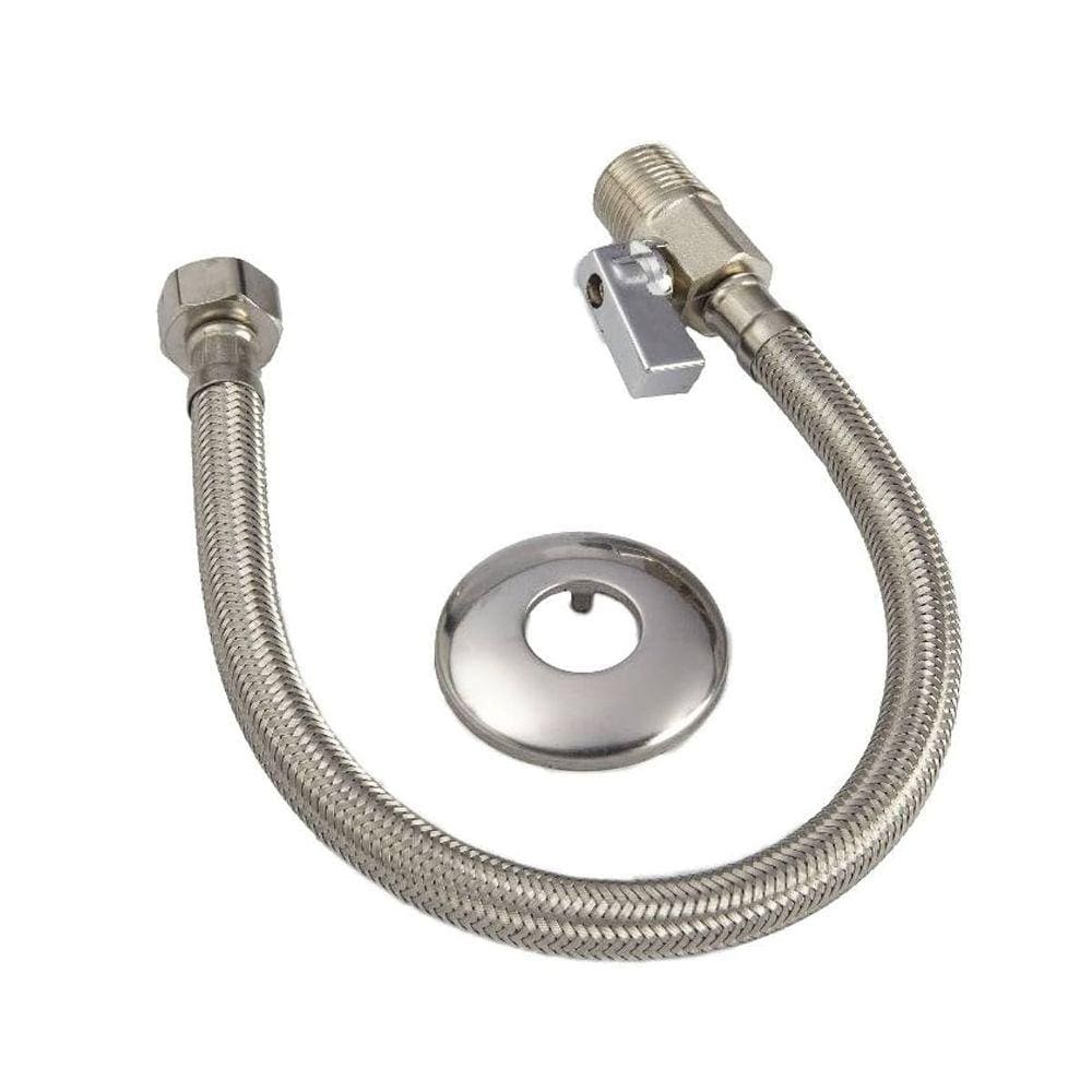 Engate Flexível com Registro Alavanca 1/2X40cm Aço Inox Japi