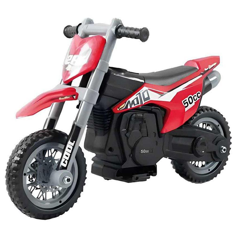 Moto Elétrica Infantil Bandeirante Super Moto GT Cinza e Vermelha 6V -  Carrefour - Carrefour