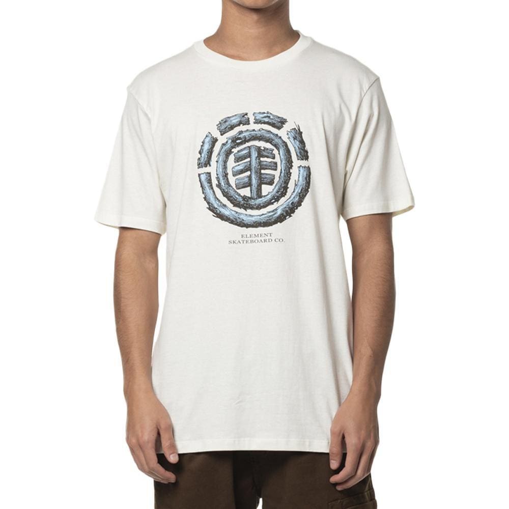 Camiseta Element Wooden Tree Logo SM24 Masculina Off White