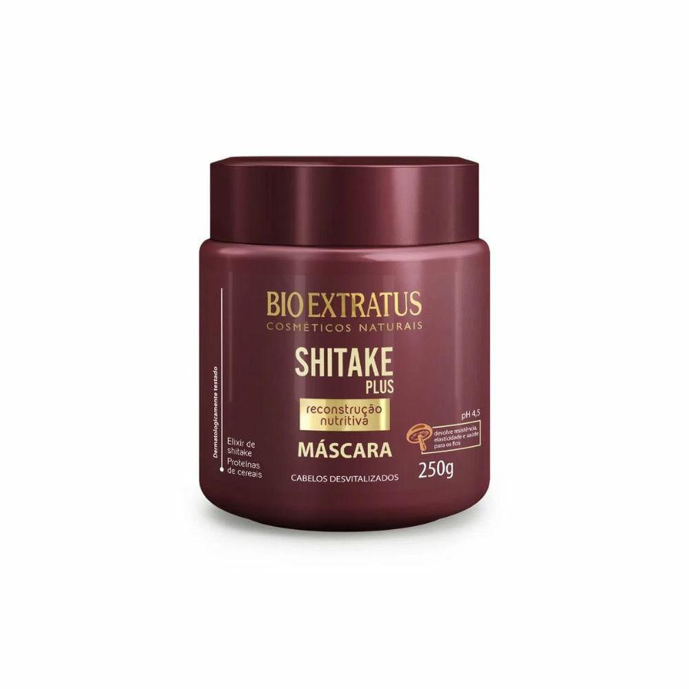 Mascara Bio Extratus Shitake Reconstruçao Nutritiva 250g
