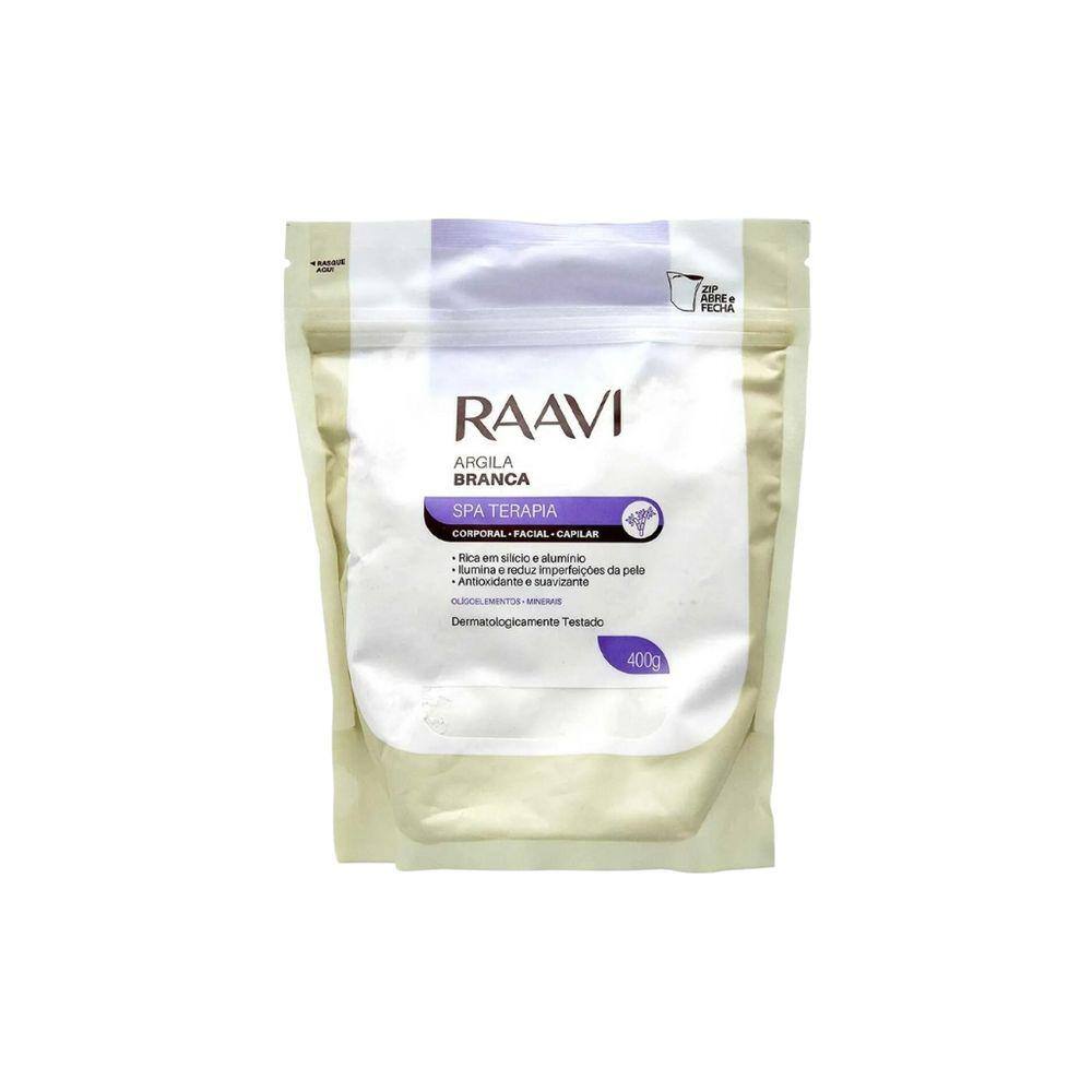 Raavi Argila Branca 400g-Pa0453 Depil Bella