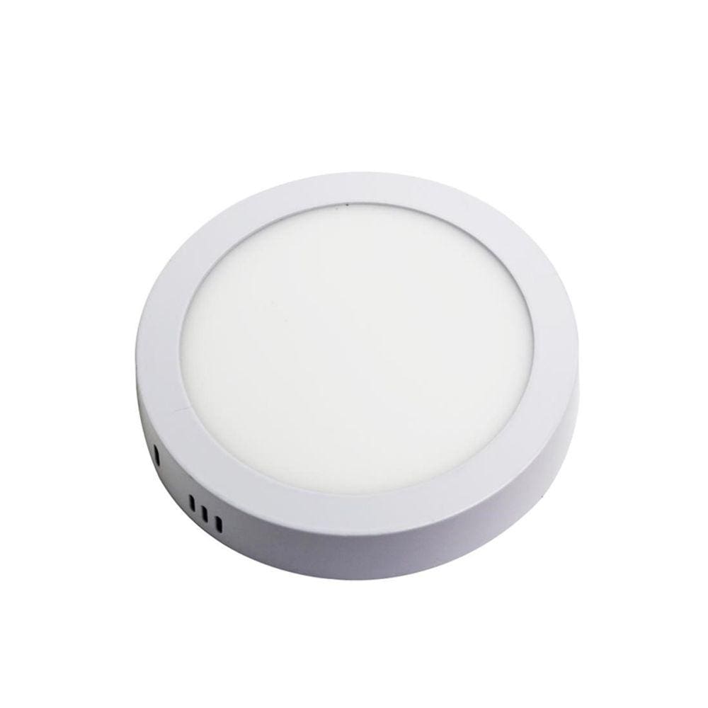 Plafon de Sobrepor Redondo Branco 21cm Led 18W 3000K Bivolt