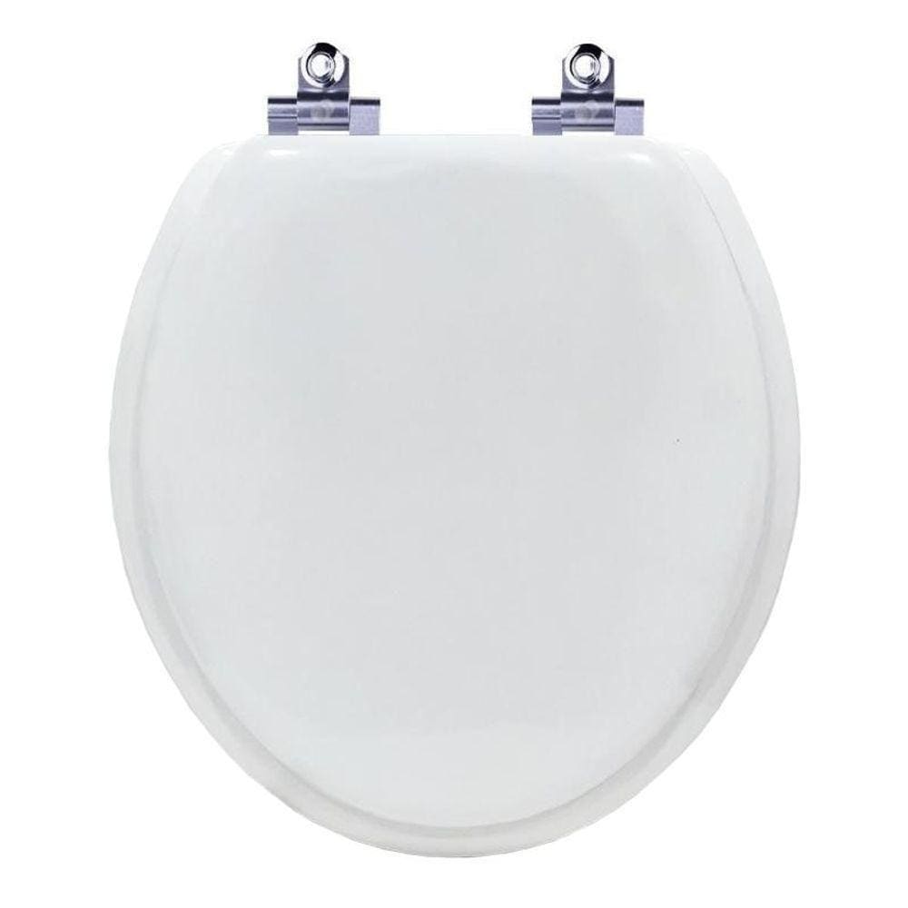 Tampa De Vaso Almofadada Soft Close Zip Branco