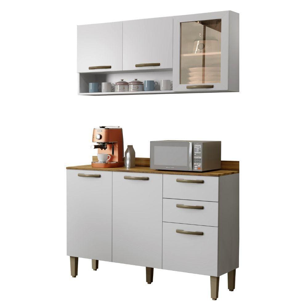 Cozinha Compacta Valência 02 Sallêto Branco