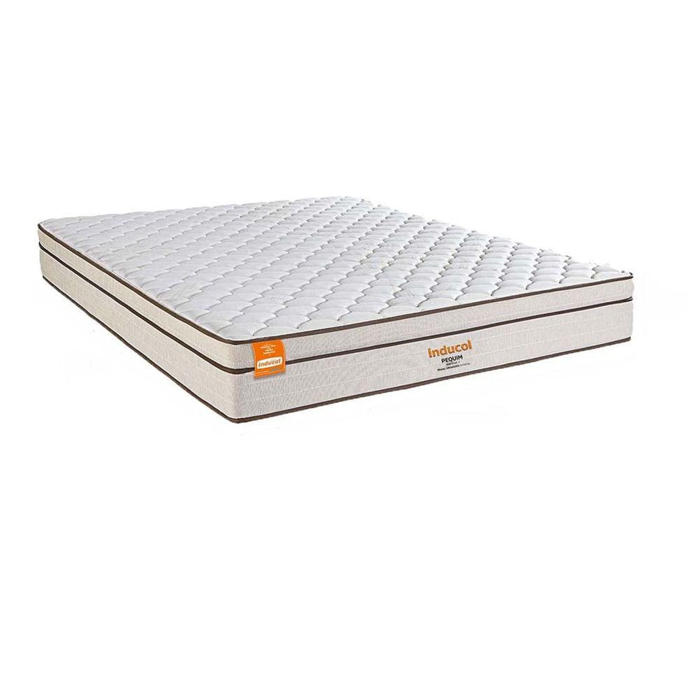 Colchão Casal Inducol Mola Superlastic Pequim 30x138x188cm Bege