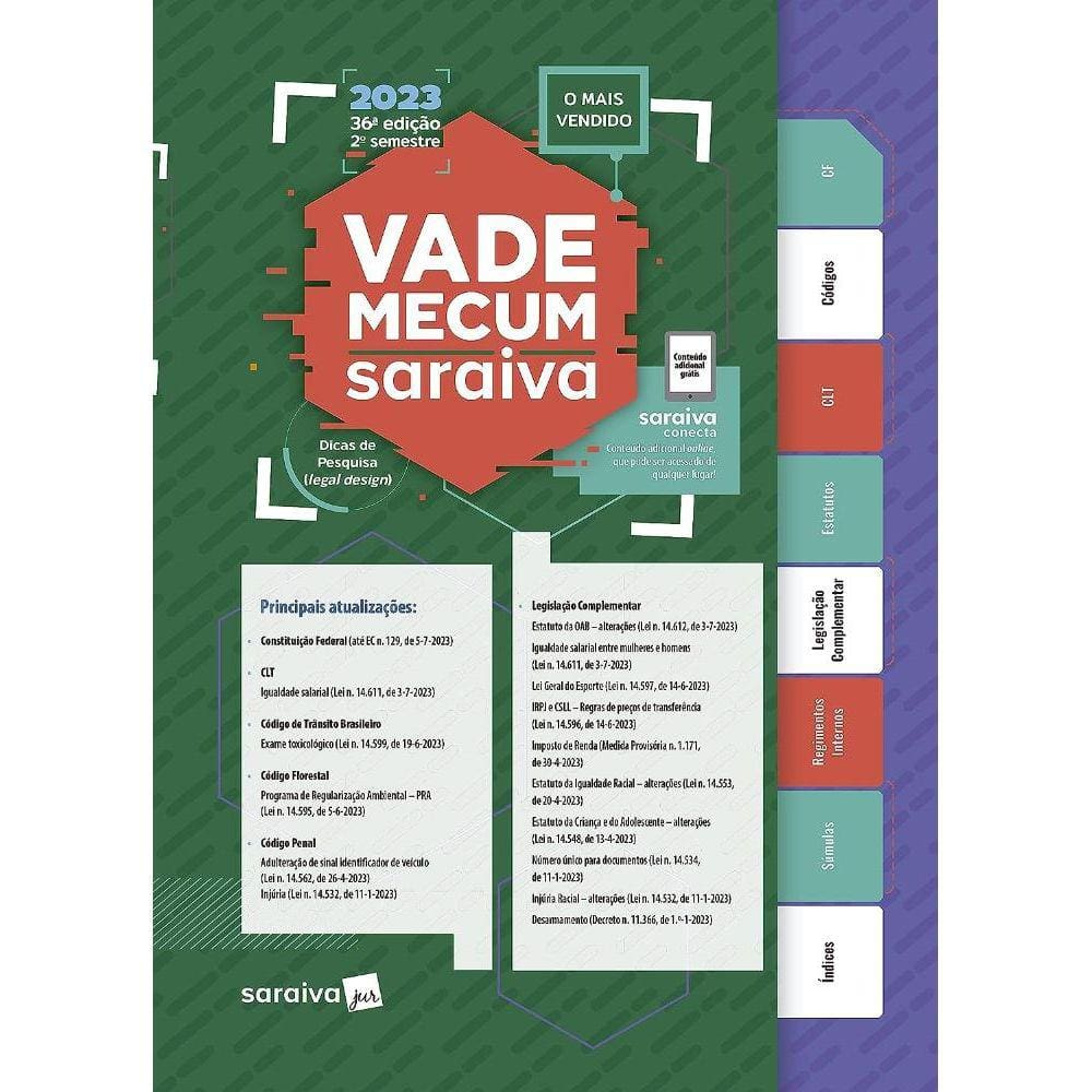 Vade Mecum Saraiva - Tradicional - 36A Edição 2023