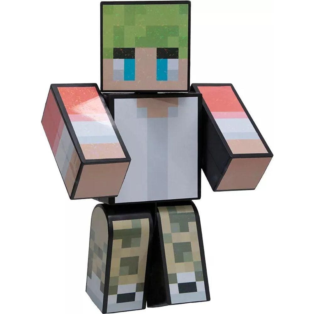 Kit 3 Bonecos Minecraft Problems Athos E Lopers 25 Cm