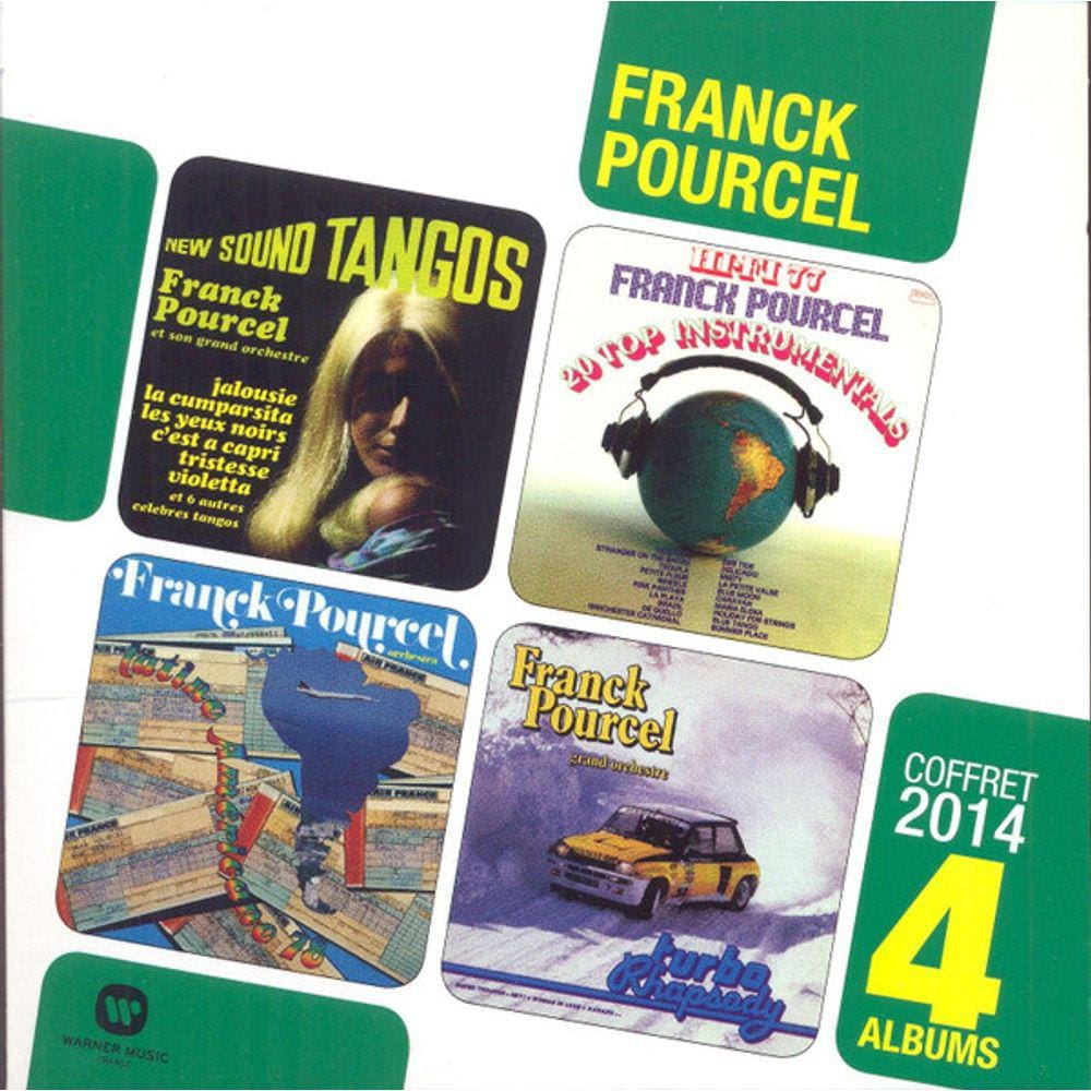 CD Franck Pourcel – Coffret 2014 - 4 Albums (Digipack)